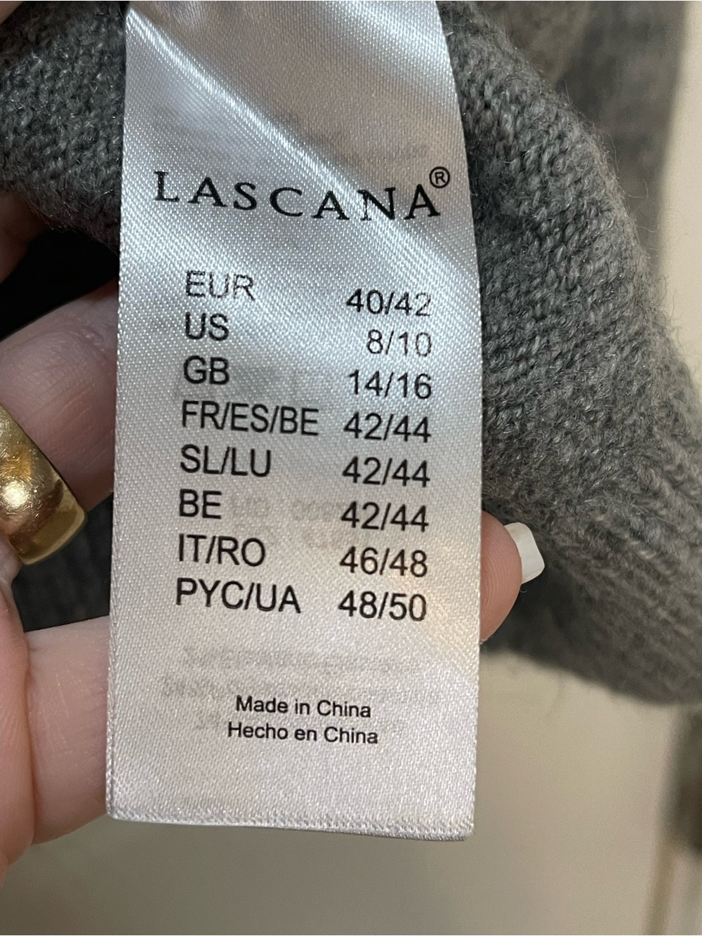 Lascana Leopard Print Knit Sweater 8-10 - Picture 6 of 8